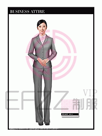 女時尚OL職業裝設計圖971