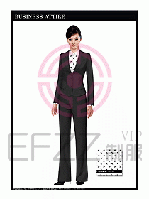 女時尚OL職業裝設計圖990