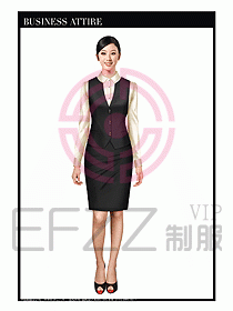 女時(shí)尚OL職業(yè)裝設(shè)計(jì)圖991