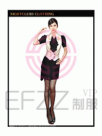 夜總會KTV服務(wù)員制服設(shè)計(jì)圖536