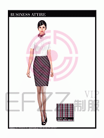 空姐職業服裝設計效果圖467