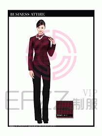 空姐職業服裝設計效果圖468