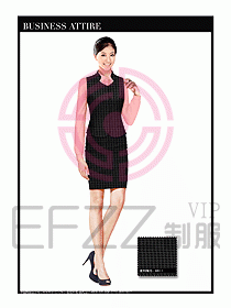 空姐職業服裝設計效果圖482