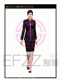 酒店餐飲咨客制服設(shè)計圖643