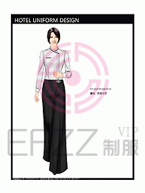 酒店西餐廳領(lǐng)班制服設(shè)計(jì)圖056