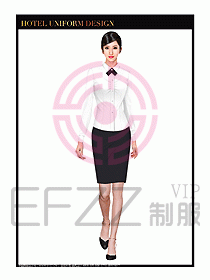 酒店西餐廳領(lǐng)班制服設(shè)計(jì)圖065