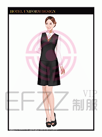 酒店西餐廳領(lǐng)班制服設(shè)計圖067