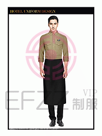 餐飲西餐廳服務員制服設計圖889
