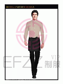 餐飲西餐廳服務(wù)員制服設(shè)計圖909