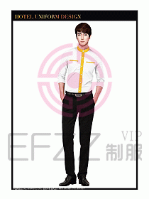 餐飲西餐廳服務(wù)員制服設(shè)計(jì)圖915