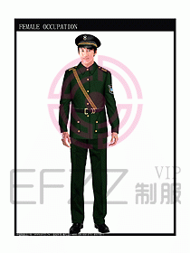 獵裝保安服設(shè)計(jì)服裝圖245