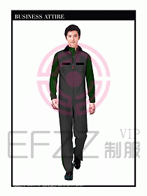 工程服馬夾服裝效果圖050