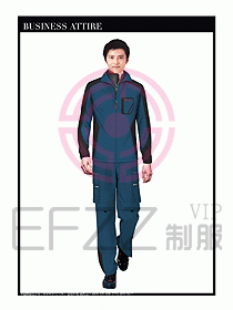 春秋款工程服服裝效果圖775