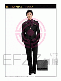 星級(jí)酒店制服經(jīng)理職業(yè)裝357