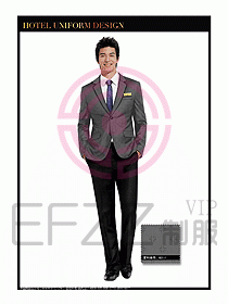 星級酒店制服經理職業裝363