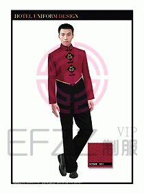 酒店服裝中餐服務(wù)員制服1353