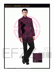 酒店服裝中餐服務員制服1361