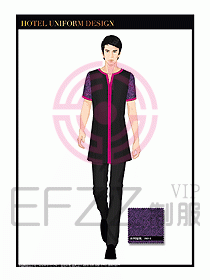 酒店服裝中餐服務員制服1364