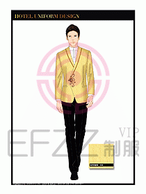 酒店服裝中餐服務員制服1375