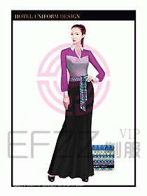 桑拿SPA咨客迎賓制服319