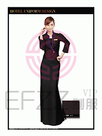 酒店餐廳咨客制服設(shè)計(jì)圖658