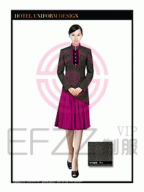 酒店餐廳咨客制服設(shè)計(jì)圖657