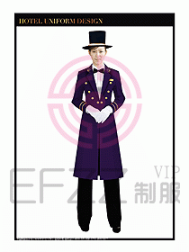 酒店門童行李生制服設(shè)計(jì)圖851