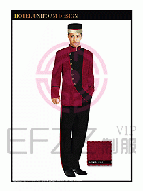 酒店門童行李生制服設(shè)計圖862