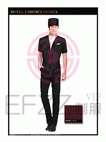 酒店門童行李生制服設計圖881