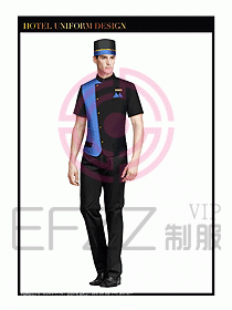 酒店門童行李生制服設(shè)計圖892