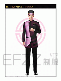 酒店門童行李生制服設(shè)計(jì)圖904