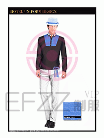 酒店門童行李生制服設計圖903
