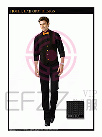 SPA休閑會所服務員制服設計331