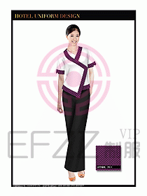 SPA休閑會所服務員制服設計334