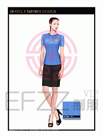 SPA休閑會所服務員制服設計348