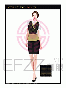 SPA休閑會所服務員制服設計345