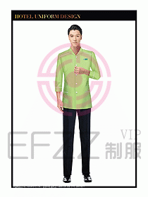 SPA休閑會所服務員制服設計356