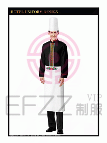 酒店廚師服裝設計圖245