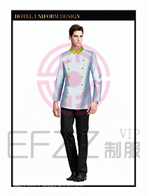 酒店廚師服裝設計圖266