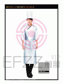 酒店廚師服裝設計圖267