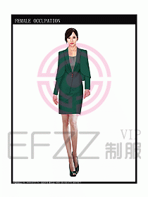 專賣店?duì)I業(yè)員服裝設(shè)計(jì)圖1008