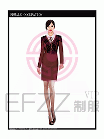專賣店營業員服裝設計圖1010