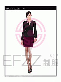專賣店營業員服裝設計圖1033