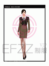 專賣店營業員服裝設計圖1051