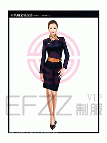 專賣店?duì)I業(yè)員服裝設(shè)計圖1088