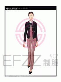 專賣店營業(yè)員服裝設計圖1096