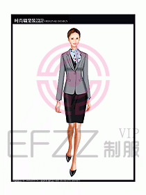 專賣店?duì)I業(yè)員服裝設(shè)計(jì)圖1102