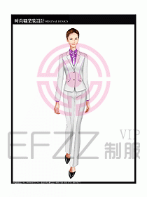 專賣店營業員服裝設計圖1116