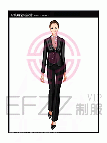 專賣店營業員服裝設計圖1125