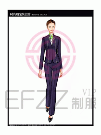 專賣店營業員服裝設計圖1149